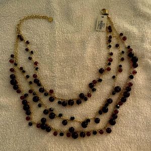 Beautiful glass amber beads by Talbots
